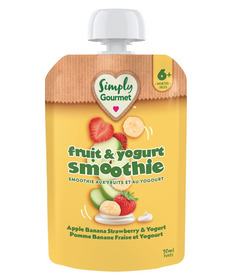 image of Simply Gourmet Fruit & Yogurt Smoothie Apple Banana Strawberry with sku:330851
