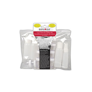 Maple Leaf Travel Carry-On Toiletry Bottles Maple Leaf Travel Carry-On Toiletry Bottles