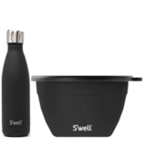 S'well Onyx Bottle + Bowl Bundle