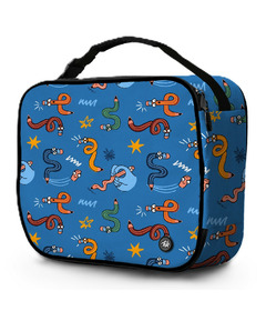 Headster Twisted Crayons Classic Lunch Box Crisp Blue