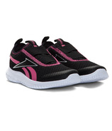 Reebok Rush Runner Slip-On Shoes Bold Pink, White and Black