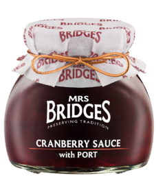 Mrs. Bridges Cranberry Sauce with Port