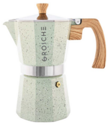 GROSCHE Milano Mint Green Stone Stovetop Espresso Maker 6 Cup