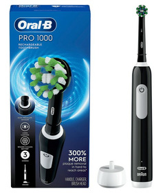 Oral-B Pro 1000 Power Rechargeable Electric Toothbrush Powered by Braun