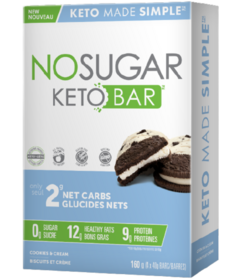 No Sugar Company Keto Bar Cookies & Cream