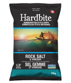 Hardbite Potato Chips Rock Salt & Vinegar