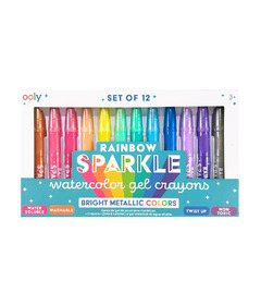 OOLY Rainbow Sparkle Metallic Crayons