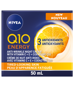NIVEA Q10 Energy Anti-Wrinkle Night Cream For Tired-Looking Skin