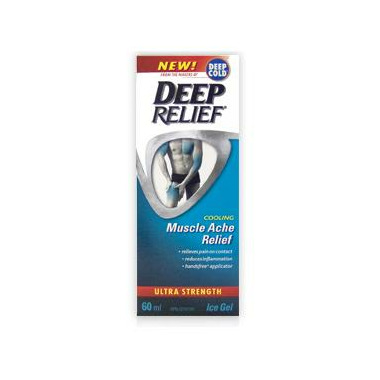 Deep Relief Cooling Muscle Ache Relief Ultra Strength Ice Gel Deep Relief Cooling Muscle Ache Relief Ultra Strength Ice Gel