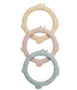 Loulou Lollipop Wild Teething Ring Set Pastel