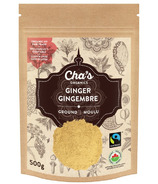 Cha's Organics Ginger Ground