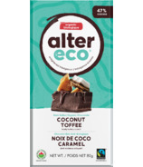 Alter Eco Chocolate, Organic, Deep Dark Salted Burnt Caramel, Candy