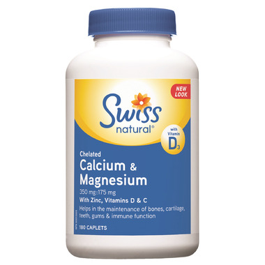 Buy Swiss Natural Chelated Calcium & Magnesium 350 mg:175 mg at Well.ca ...