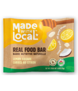 Made with Local Real Food Bar Case Lemon Square