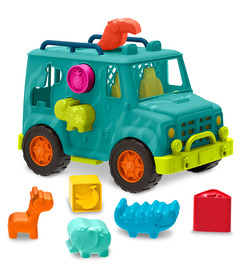 B.Toys Happy Cruisers Rollin' Animal Rescue Truck Shape Sorter