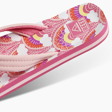 Reef Kids Ahi Neon Palm Teenslippers Limegroen | Wehkamp
