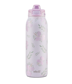 Ello Pop & Fill Stainless Water Bottle Blossom Bliss