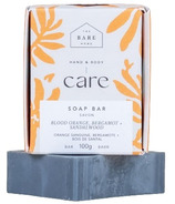 The Bare Home Hand & Body Bar Soap Blood Organge, Bergamot + Sandalwood