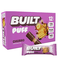 Built Bar Puffs Protein Bars Churro