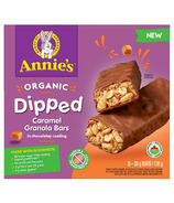 Barres granola au caramel trempé biologiques d'Annie's