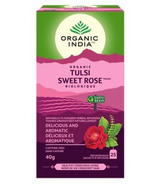 Thé biologique indien Tulsi Sweet Rose