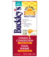 Buckley's Soothing Mixture Cough & Congestion + Sore Throat Syrup Honey