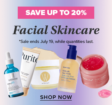 Save up to 15% on Facial Skincare