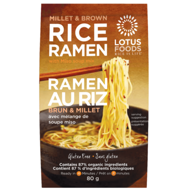 Achetez Les Ramen Au Riz Brun Et Millet Avec Miso De Lotus Foods Au Canada Sur Well Ca Livraison Gratuite