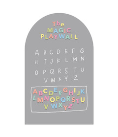 Cherrypick Original Magic Playwall Arch Magnetic Wall Decal Stone Grey