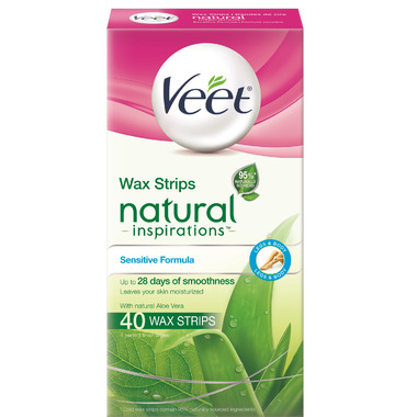 Veet Natural Inspirations Cold Wax Strips - Sensitive Formula Veet Natural Inspirations Cold Wax Strips - Sensitive Formula