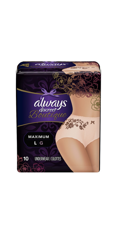 Buy Always Discreet Boutique Maximum Protection Underwear at
