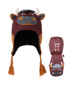 Kombi Children The Animal Family Jack The Yak Mitt & Hat Bundle