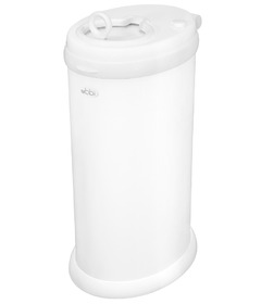 Ubbi Diaper Pail Matte White