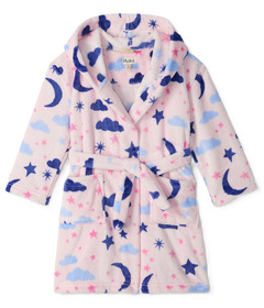 Hatley Night Sky Fuzzy Fleece Robe