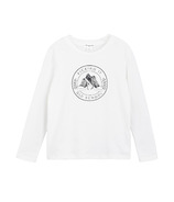 miles the label Kicking It T-Shirt manches longues Off-White