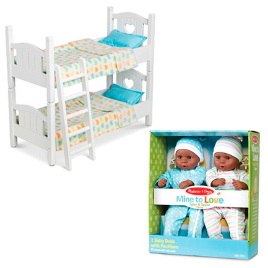melissa and doug bunk bed