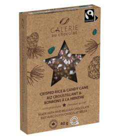 Galerie Au Chocolate Milk Chocolate Crisped Rice & Candy Cane
