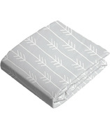 Kushies drap pour lit de bébé en flanelle gris One Direction