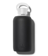 bkr Jet Glass Water Bottle Opaque Black