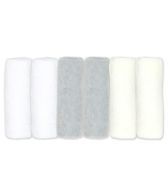 Kushies Bamboo Single Ply Washcloths Natural