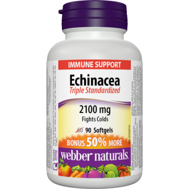 Webber Naturals Echinacea, Standardized Herb Extract (8:1 extract), 2100 mg Webber Naturals Echinacea, Standardized Herb Extract (8:1 extract), 2100 mg