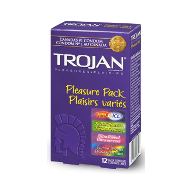Buy Trojan Pleasure Pack Stimulating Variety Pack of Lubricated