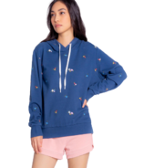 PJ Salvage ditsy days sweatshirt à capuche florale marine