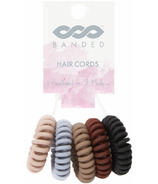 BANDED Mini Hair Cords Fossil Matte