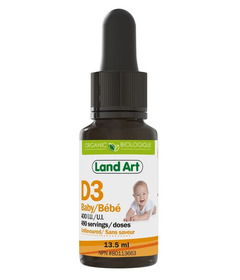 Land Art Organic Vitamin D3 400IU For Baby