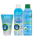 Alba Botanica Sport SPF 40+ Sunscreen & Aloe Bundle