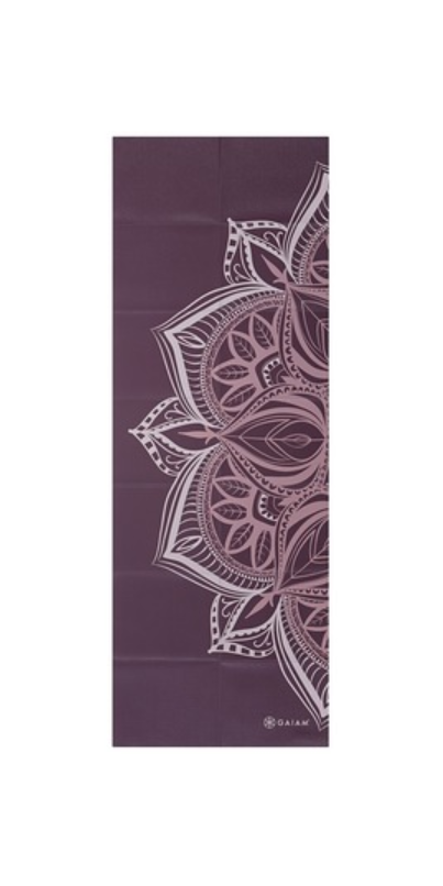 Buy Gaiam 2mm Foldable Yoga Mat Cranberry Point at