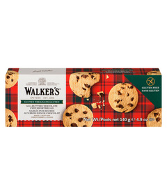 Walker's Gluten Free Chocolate Chip Shortbread Cookies