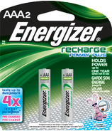 Energizer Recharge Power Plus AAA Batteries