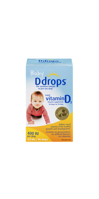 Probiotique Bébé DdropsMD - Ddrops CA FR